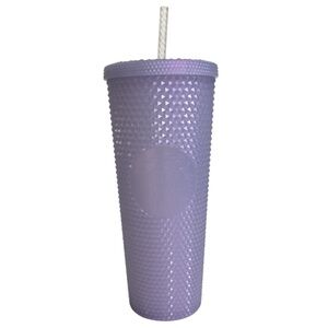 Starbucks Tumbler Cup 24oz 2021 Holiday Icy Lilac Bling Studded Cold 011127047